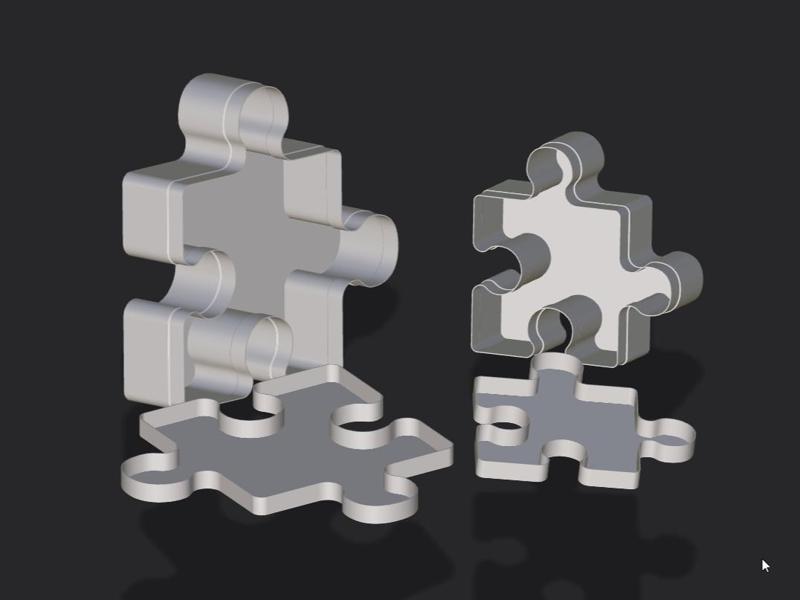 Puzzle Piece Storage Box – Vase Mode Edition