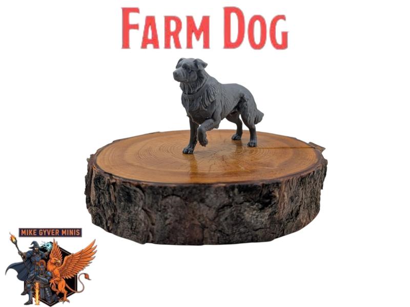 DnD TTRPG Farm Dog Miniature