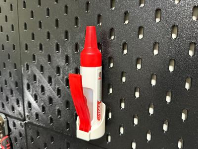 Glue fixed base (IKEA Skadis pegboard)
