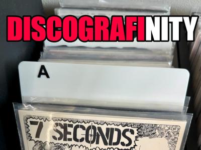 DISCOGRAFInity 7in 45 single Vinyl Record Dividers