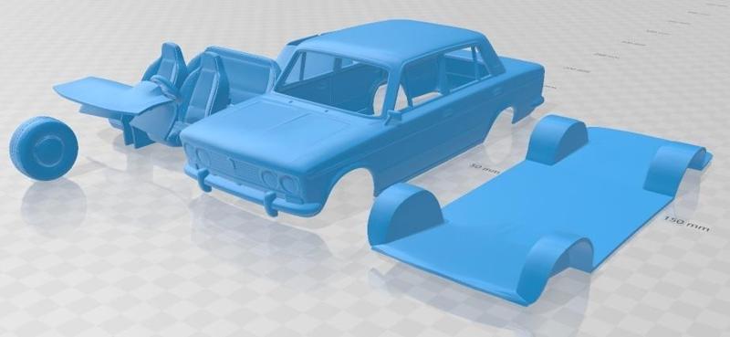 VAZ Zhiguli 2103 1972 Printable Car