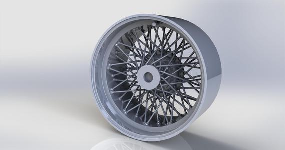 Wire rims front/back for Ferrari GTO