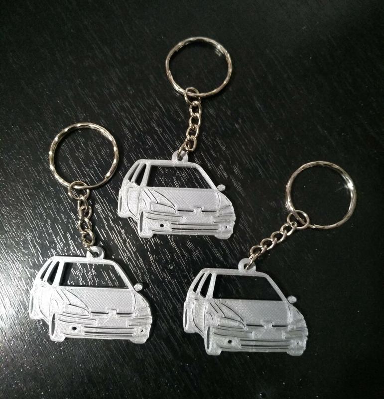 Peugeot 106 Rallye Keychain