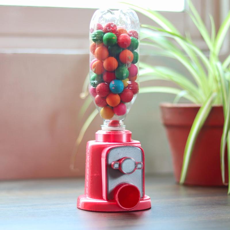 Candy dispenser for PET bottles