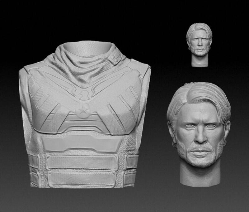 1/6 1/12 The Boys Soldier Boy Benjamin Jensen Ackles bust headsculpt