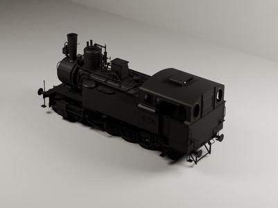 locomotive MAV 40 4296 CFR 2-8-2 Rack Tank ultradetailled