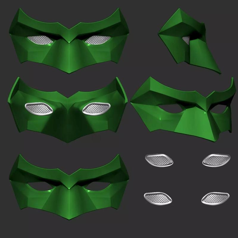 Green Lantern Cosplay Mask