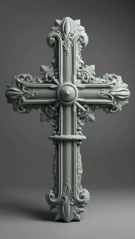 Gothic Revival Cross Masterpiece of Sacred Art