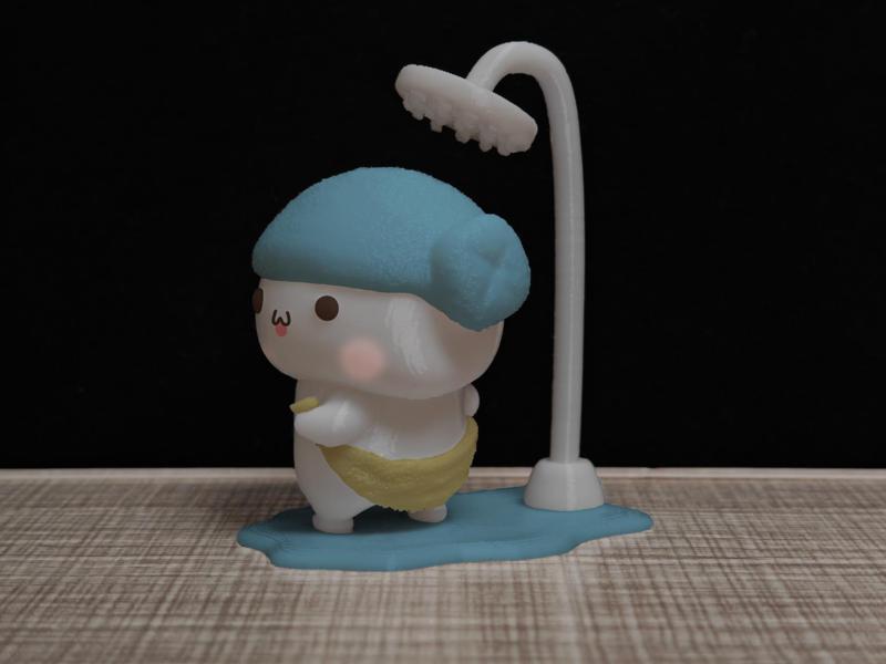 Couple Bear Series - Yier Showering and Bathing (Couple Bear-shower and bathe Yier)