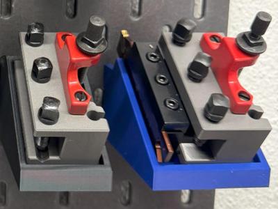 Quick-release holder AB parting tool for Ikea Skadis
