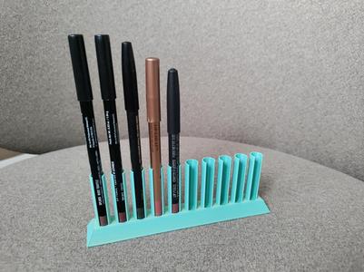 Pencil holder with open slot (customizable)