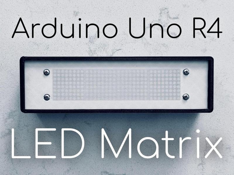 Arduino Uno R4 LED Matrix