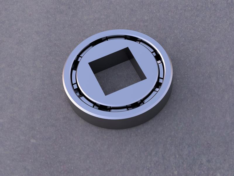 20x20mm Square Shaft Ball Bearing | Parametric