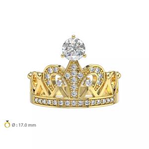 N144 Crown Woman wedding ring