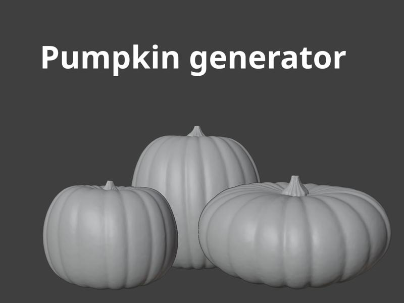 Pumpkin Generator Blender File