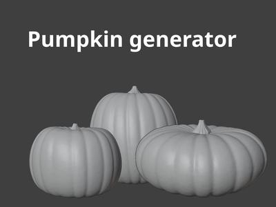 Pumpkin Generator Blender File