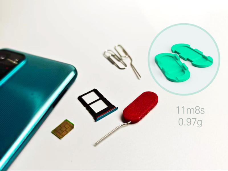 Never-Lost Paperclip SIM Ejector Pin | 0.97g Ultra-Fast Print