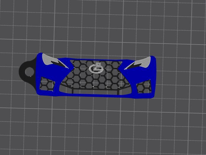 Lexus RC F Keychain