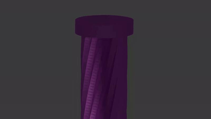 Slim Spiral Container