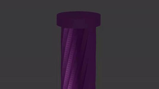 Slim Spiral Container