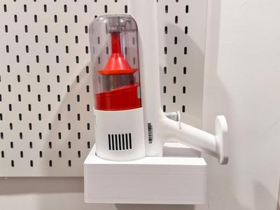 Xiaomi Vacuum Cleaner 2 Lite Pegboard Hanger - Adapted for IKEA Pegboard Holes Less Than 1.6mm Thick