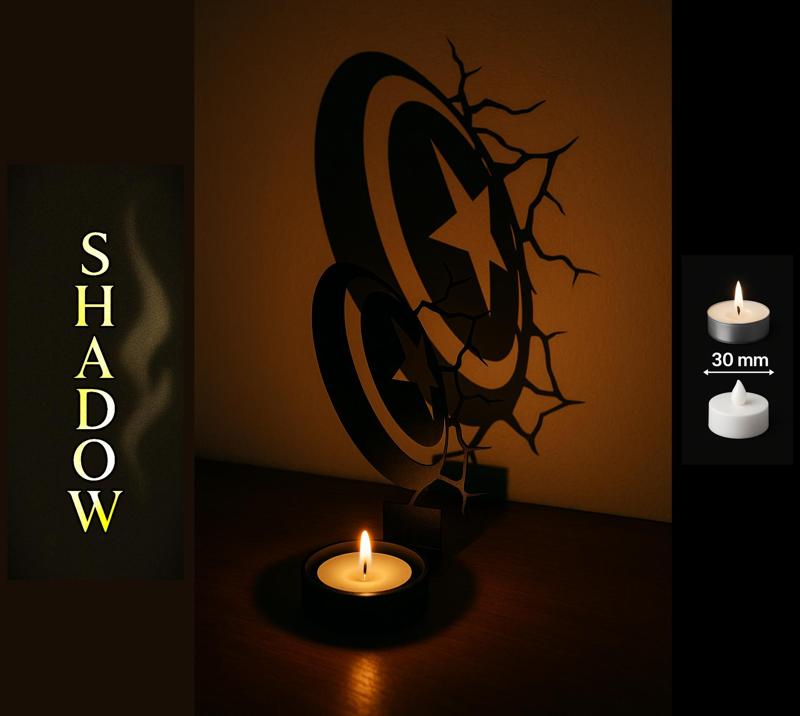 Shadow Art - Captain Shield