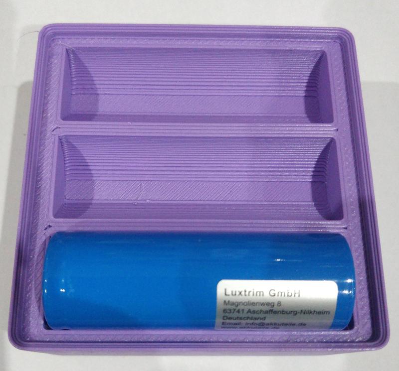 22650 Battery Gridfinity Storage (horizontal)