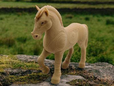 Mystical Spiral Horse
