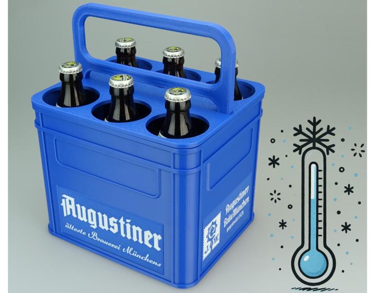 Augustiner 6-pack Cooler Box in Beer Carrier Design