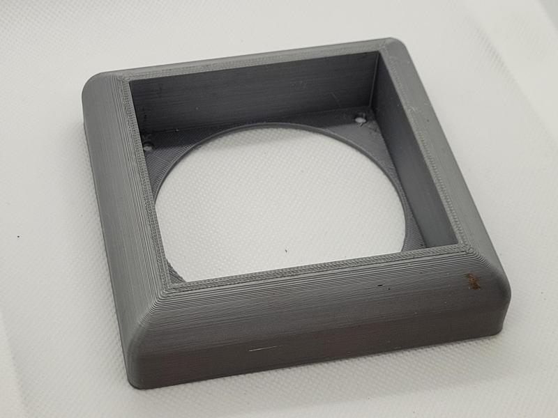 Screw down 80mm fan enclosure