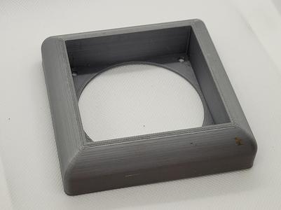 Screw down 80mm fan enclosure
