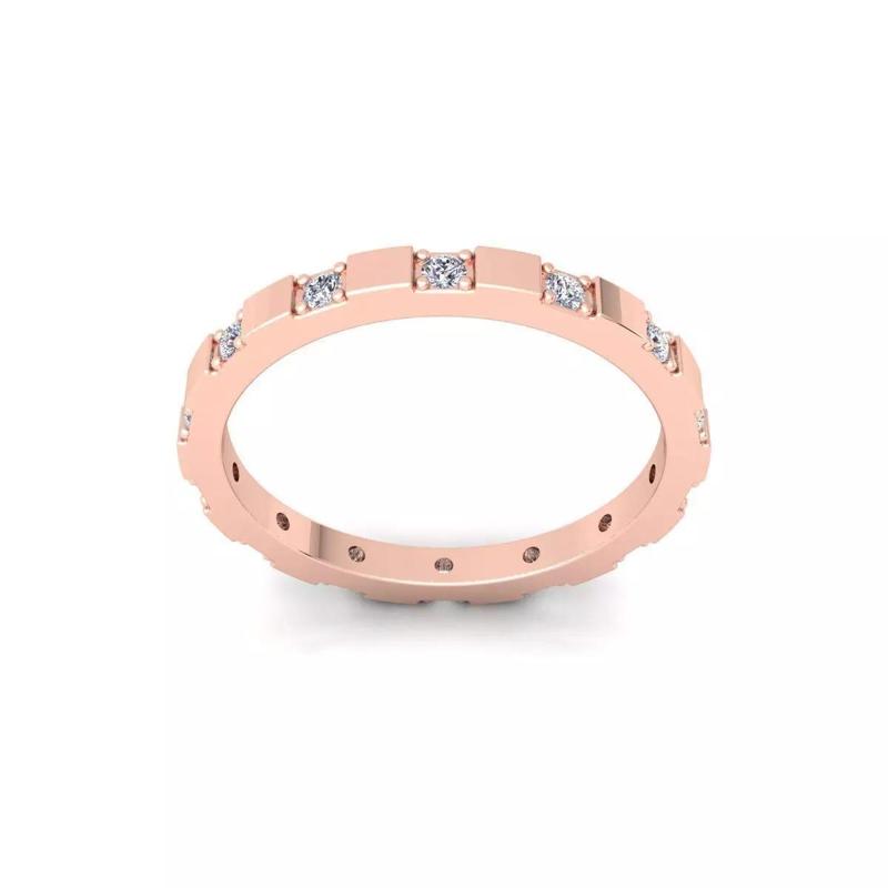 Women Engagement Diamond Ring 3d Model and Render 4