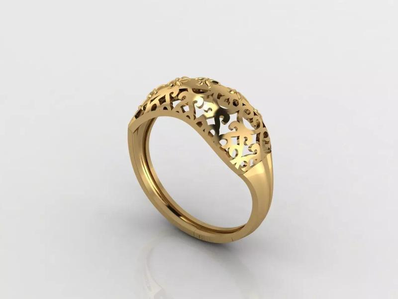 Women Plain Ring Ready STL 3DM Models Womens Rings 3D models