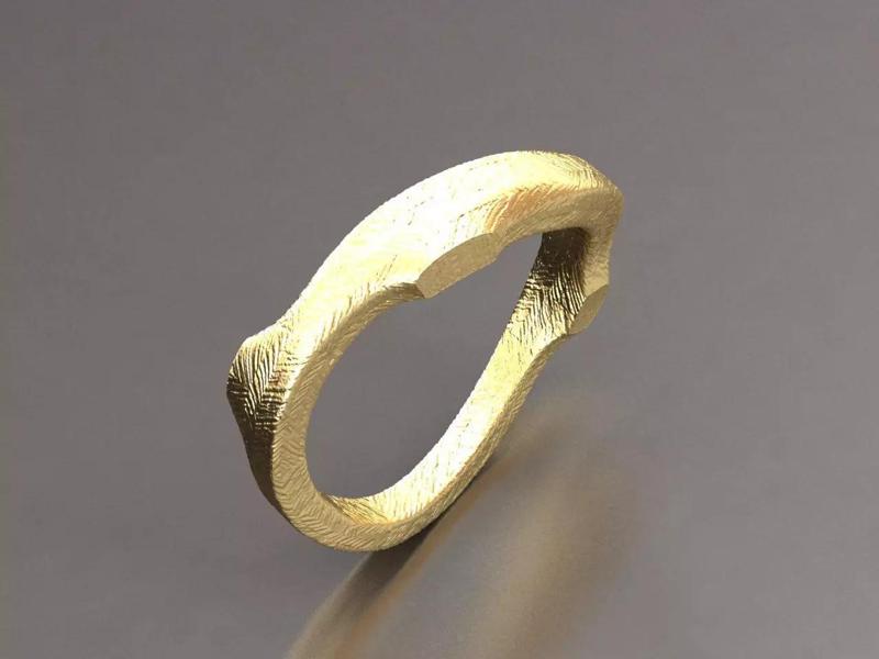 Tree Stem Design Ring