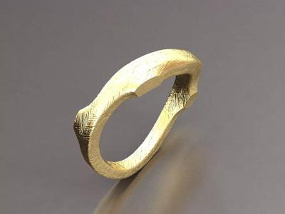Tree Stem Design Ring