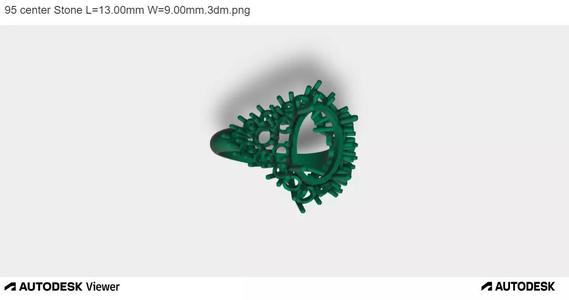 Women Ring with an Oval-cut Center Stone