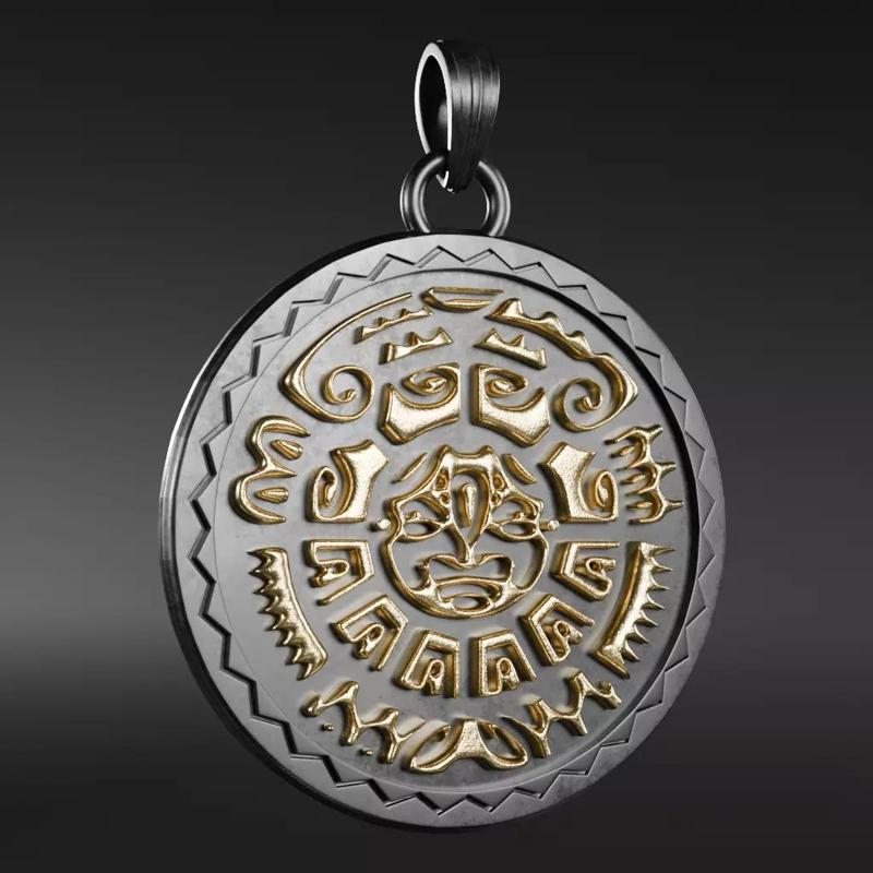 Mask-Polynesia symbol - 3D printable model