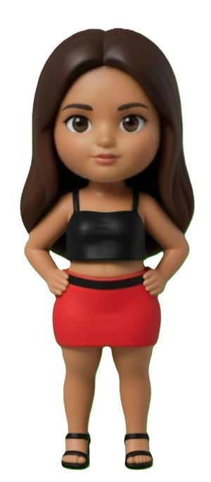 TOY LADY IN MINISKIRT