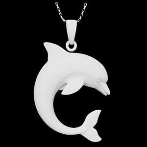 Graceful Dolphin Pendant
