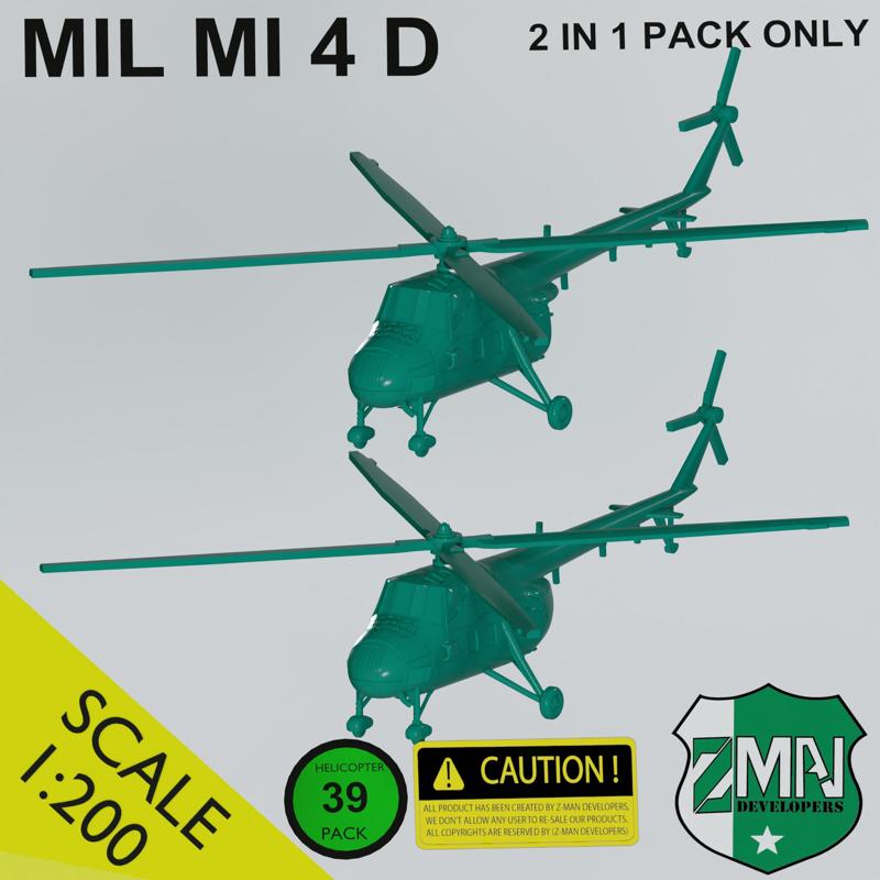 MIL MI 4 (2 IN 1)  HELICOPTER  (D)