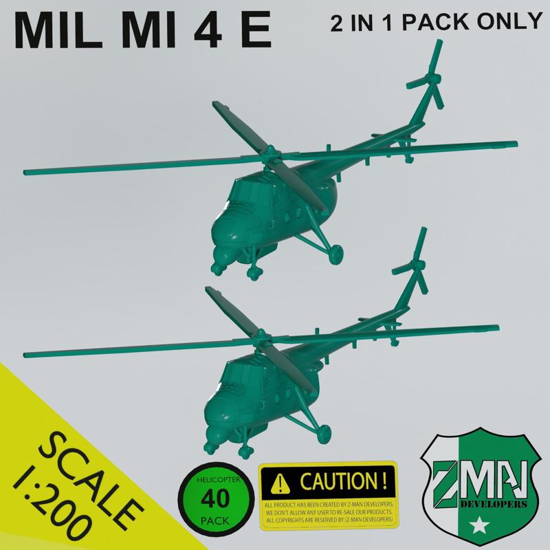 MIL MI 4 (2 IN 1)  HELICOPTER  (E)