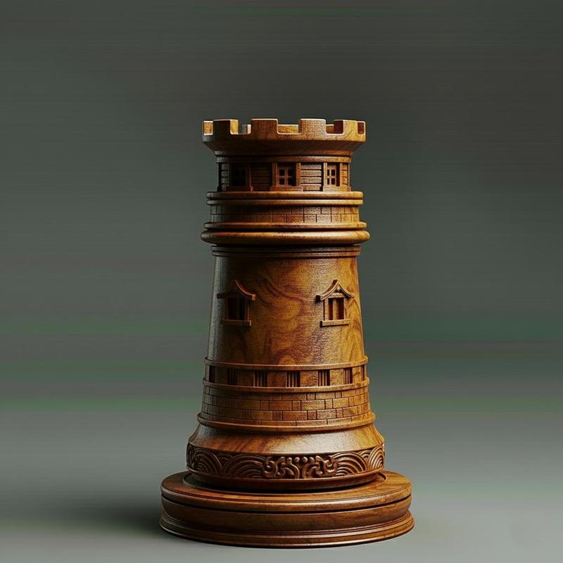 Medieval Japanese Rook Chess Piece