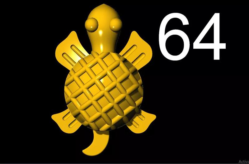 tortois turtle with number