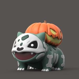 Bulbasaur Halloween - 3D-Sammelskulptur