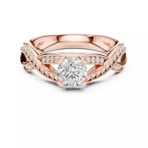 Twisted Shank Round Cut Diamond Engagement Ring 3DM STL Video