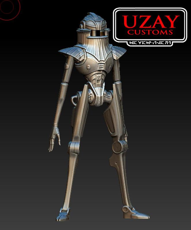 Star wars Jedi Survivor articulated  ZN-A4 droid