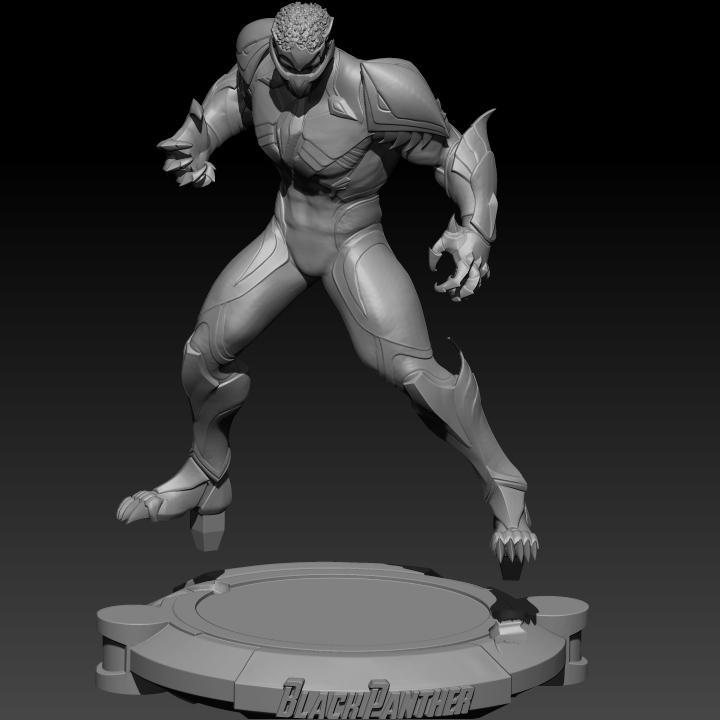 Black Panther - Phoenix Panther-(Marvel Comics) | CARTOON FIGURE | MARVEL UNIVERSE | MARVEL RIVALS