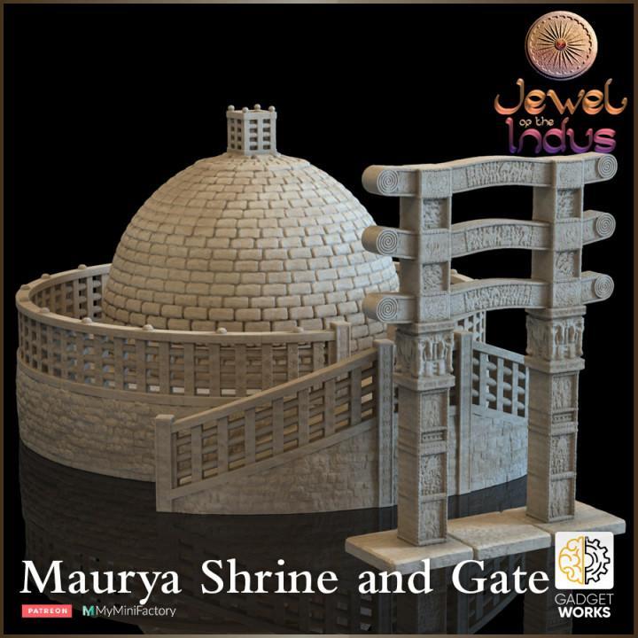 Stupa Shrine and Gate - Jewel of the Indus