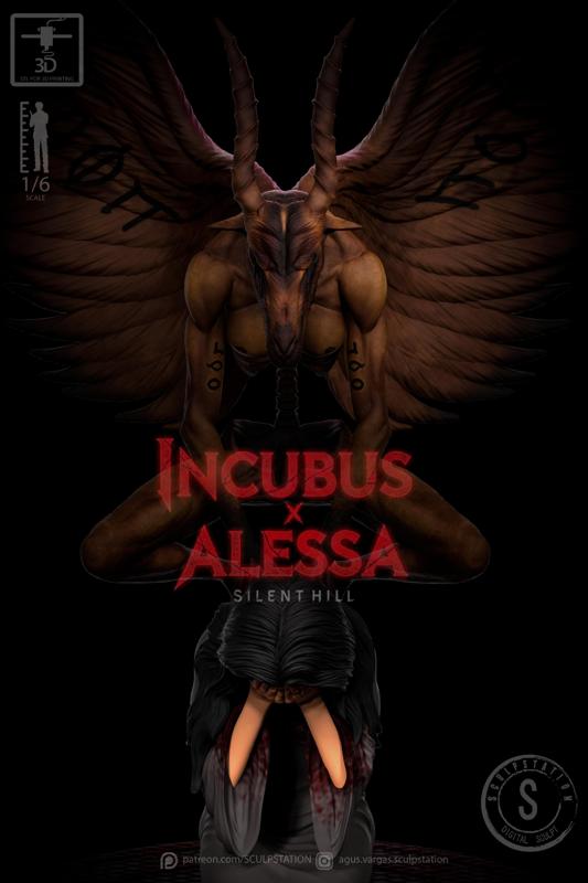 INCUBUS (SAMAEL) X ALESSA SILENT HILL FULL PATREON VER