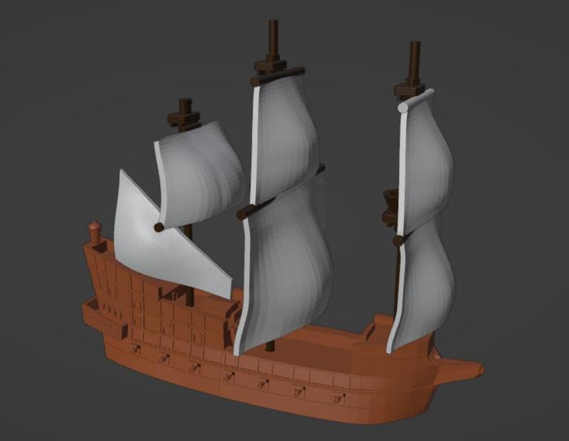 ENGLISH GALLEON S. XVI